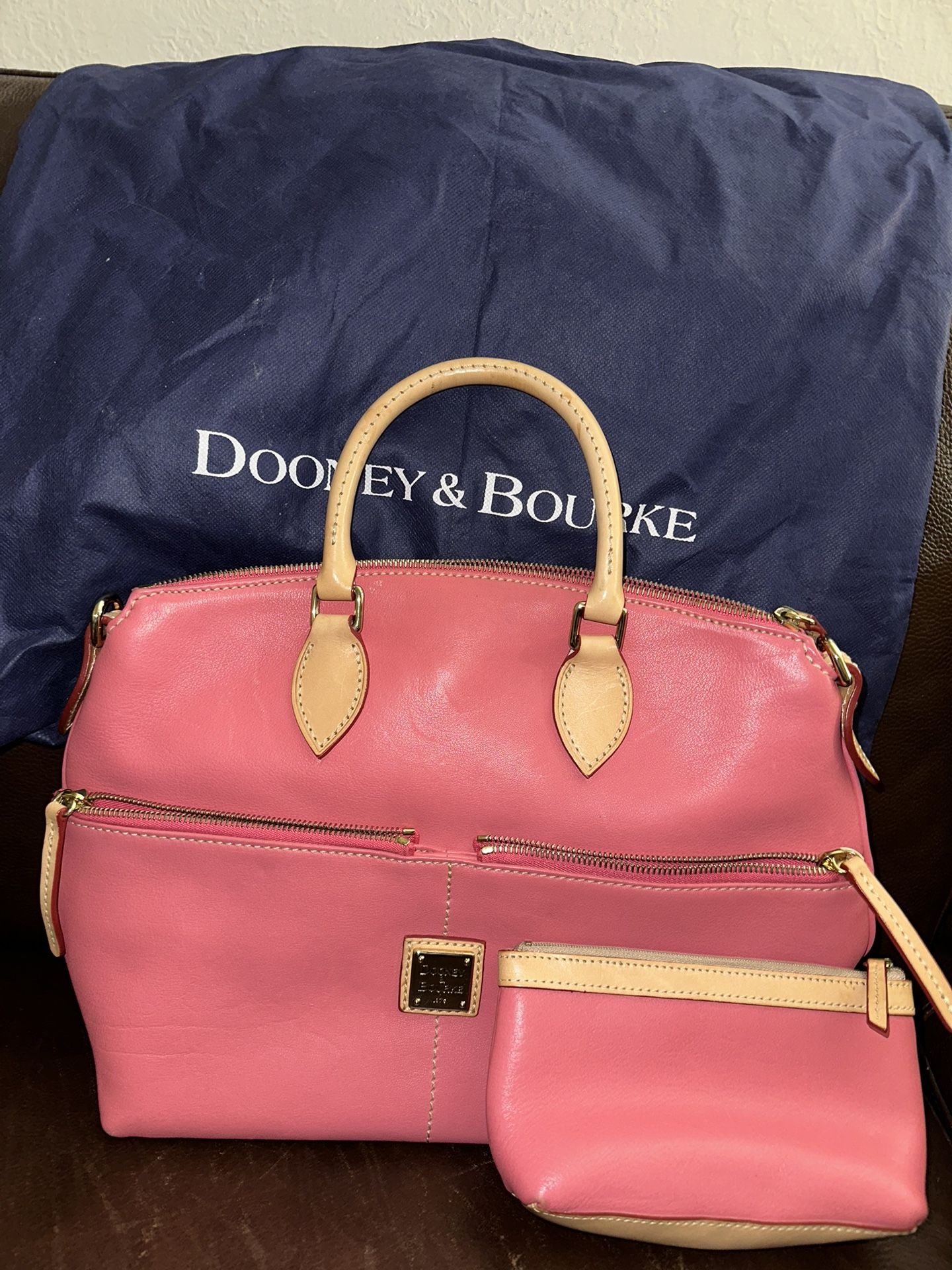 Pink Purse With Pouch