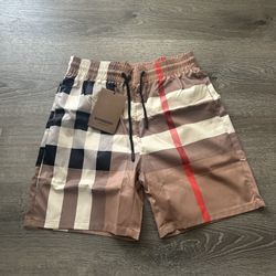 Brand New Burberry Shorts Size XL But Fits Like a Large