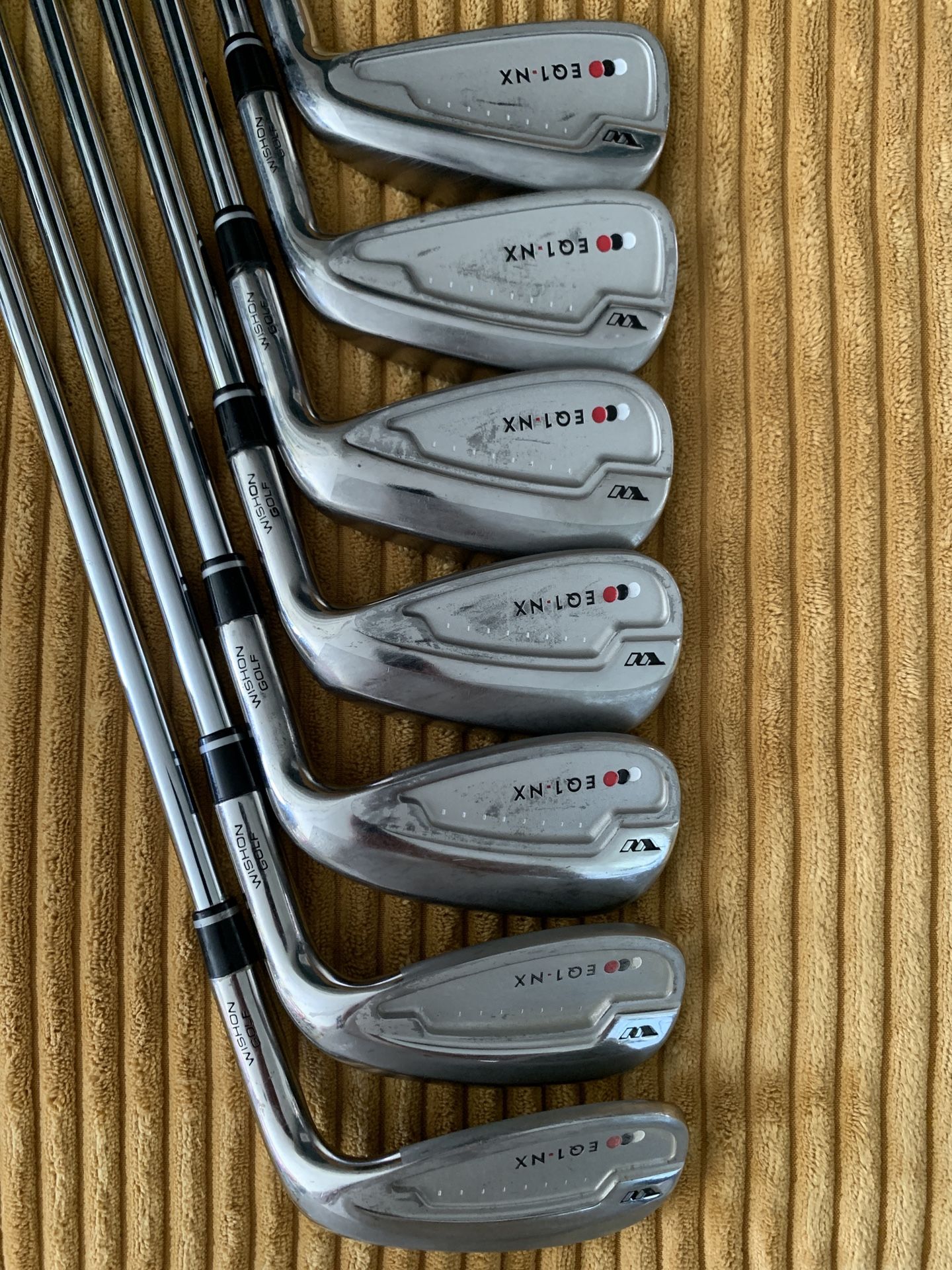 Wishon EQ1-NX Single Length 6-SW True Temper Elevate 95 R Flex Steel Shaft Iron / Irons Set