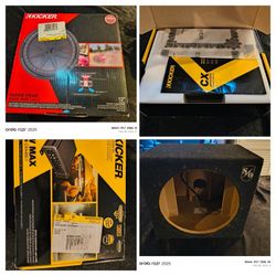 Kicker Amp & 12"  SUB NEW