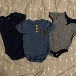 3 Set Baby Boy Onsies 