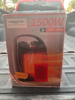 Rintuf 1500W Ceramic Fan Heater