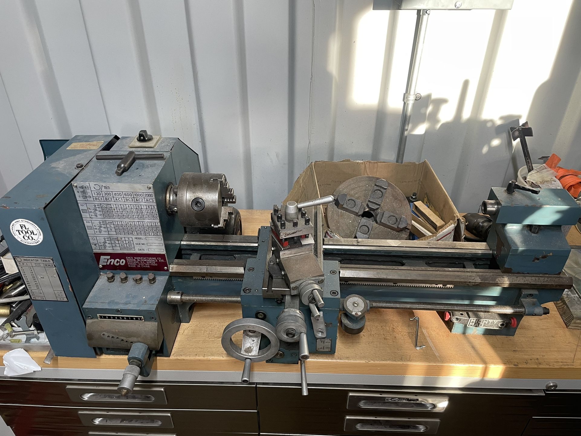 Enco Metal Lathe 8x20 for Sale in Palm Beach Shores, FL OfferUp