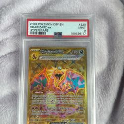2023 PSA 9 Gold Charizard EX Hyper Rare