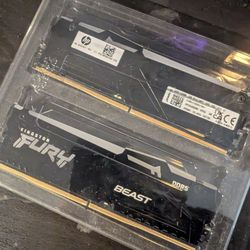 Kingston Fury DDR5 Ram, 16gb (2x8gb)