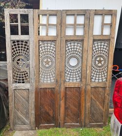 Antique divider doors
