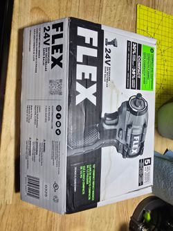 Flex 24v impact wrench with battery and charger