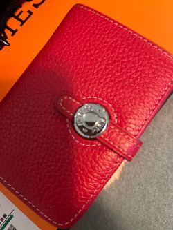 Small Red wallet dogon card