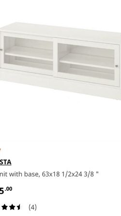 White IKEA TV Stand