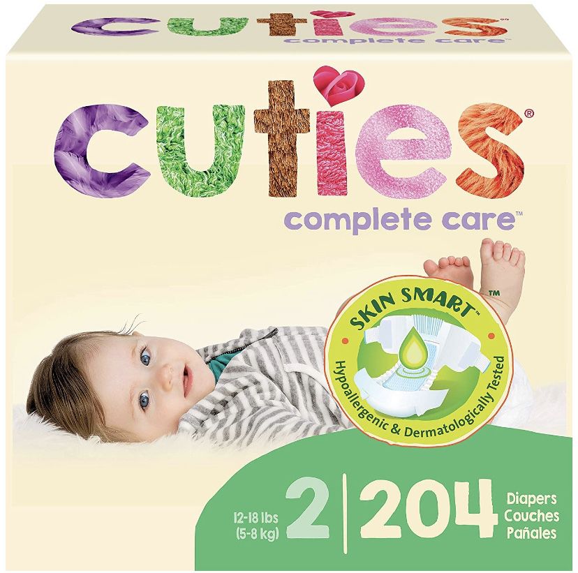 Cuties diapers size 2