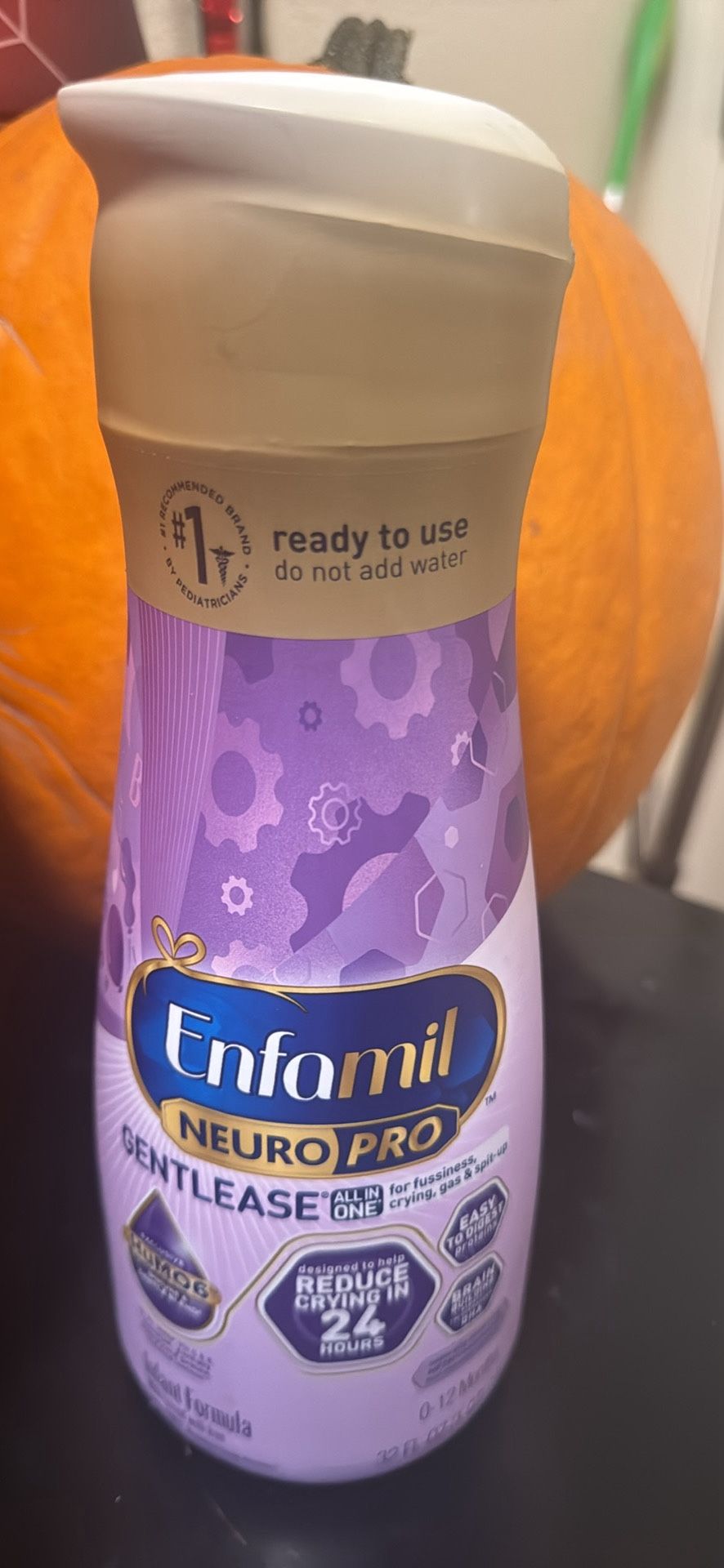 Gentle Ease Formula And Newborn Size Opened Diapers