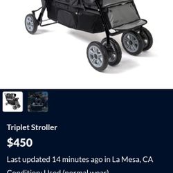 3 Seat Stroller