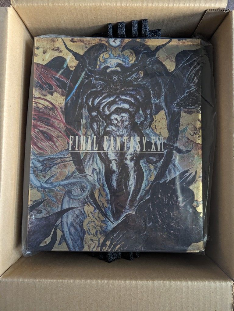 Final Fantasy XVI Collector's Edition Plus Signed Poster & Pin From Launch Event
