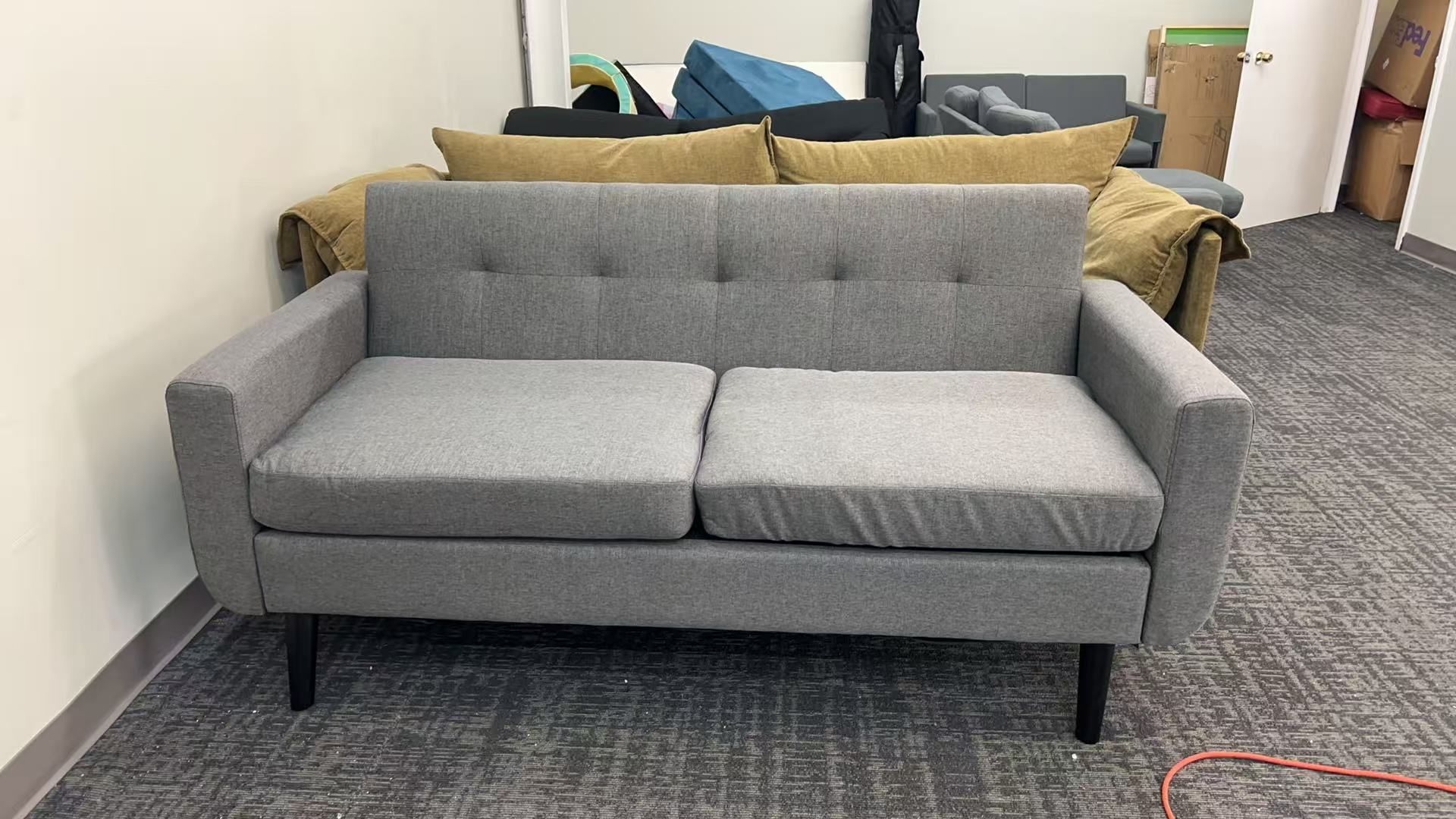 Love seat sofa gray $150
