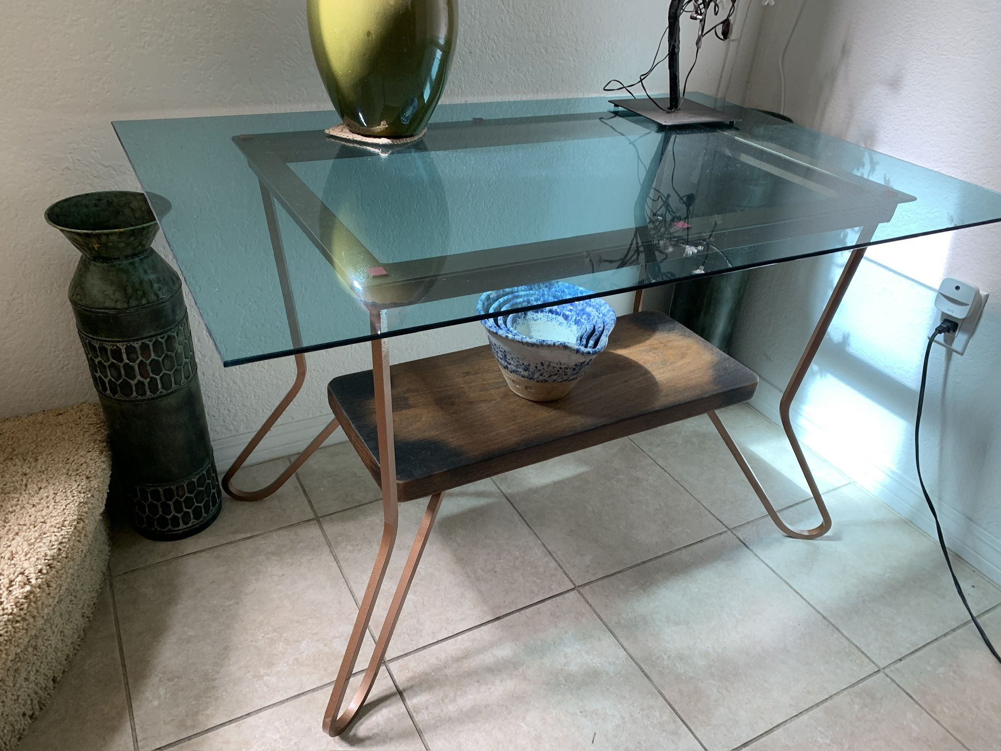Modern Table (Coffee, Entry, Mid, Ornamental Iron)