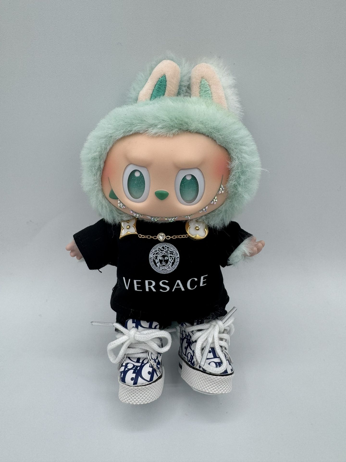 Authentic Pop Mart Labubu Fully Styled Luxury Streetwear Setting