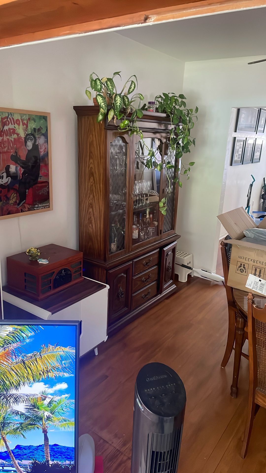 Wooden China Hutch