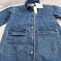 Zara Denim Jacket Size 10