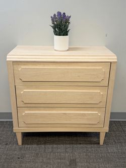 Mid CenturyModern Large Nightstand with 3 Drawers, 31.5" Tall Vintage Wood Nightstand for Bedroom. 💰100$