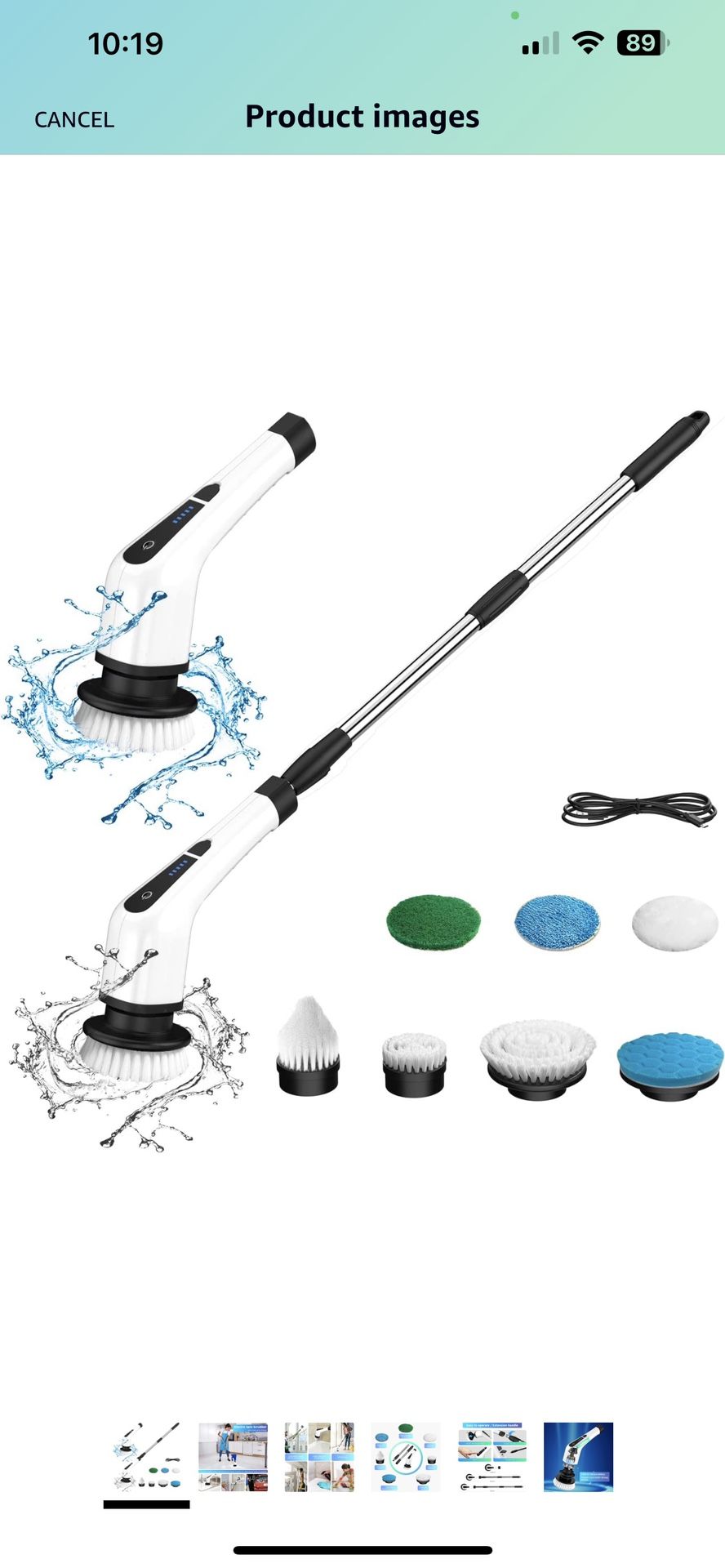 Electric Spin Scrubber