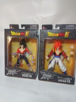 Dragon Ball Super Dragon Stars SS4 Vegeta & Gogeta Figures