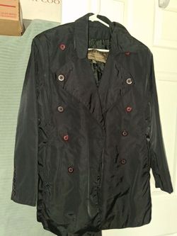 Black express raincoat