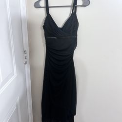 Cocktail Dress-Long-Black Evening Dress 