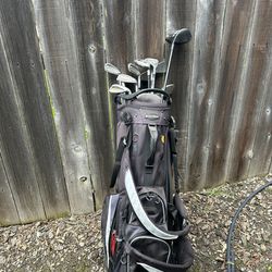 Golf clubs & bag