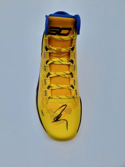 Stephen Curry Signed UA Curry 2 BANG BANG Shoe PSA Authentication Size 10 NBA