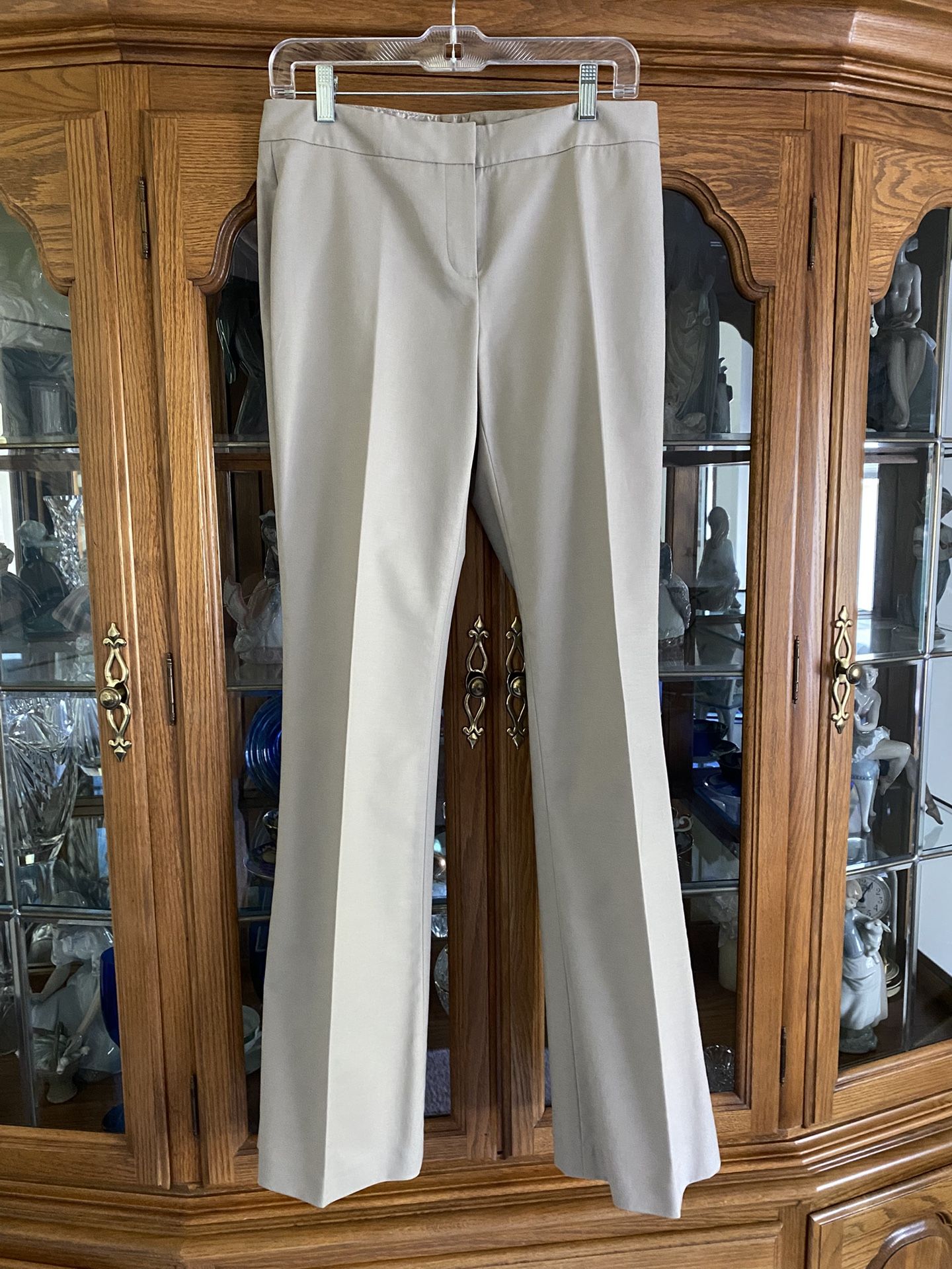 Tan Dress Slacks; Size 6 L