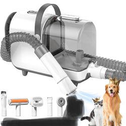 Bunfly Vacuum Grooming Kit for Dog & Cat Hair, 6 Attachments