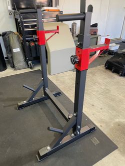 Adjustable Squat Rack Stand with Dip Bars