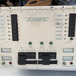 Marine Electrical Control / Breaker Panels Off Of A 48’ Yacht