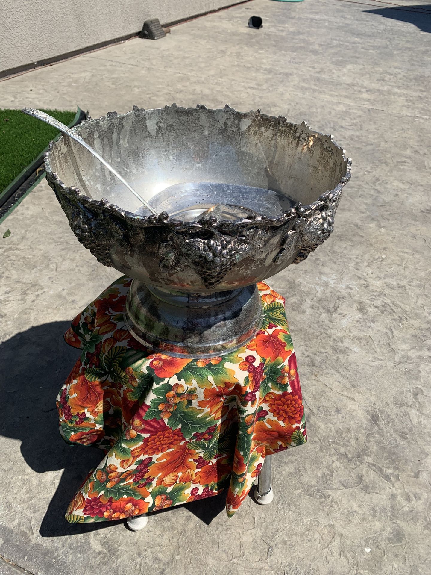 Silver Punchbowl Extra large