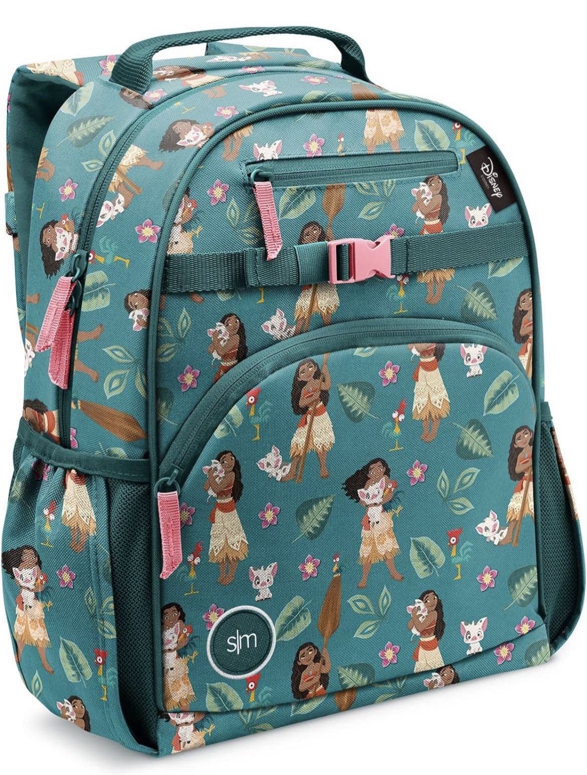 Disney Simple, Modern New Moana Backpack. It Is Smaller So Great For A Kindergartener or smaller elementary school child