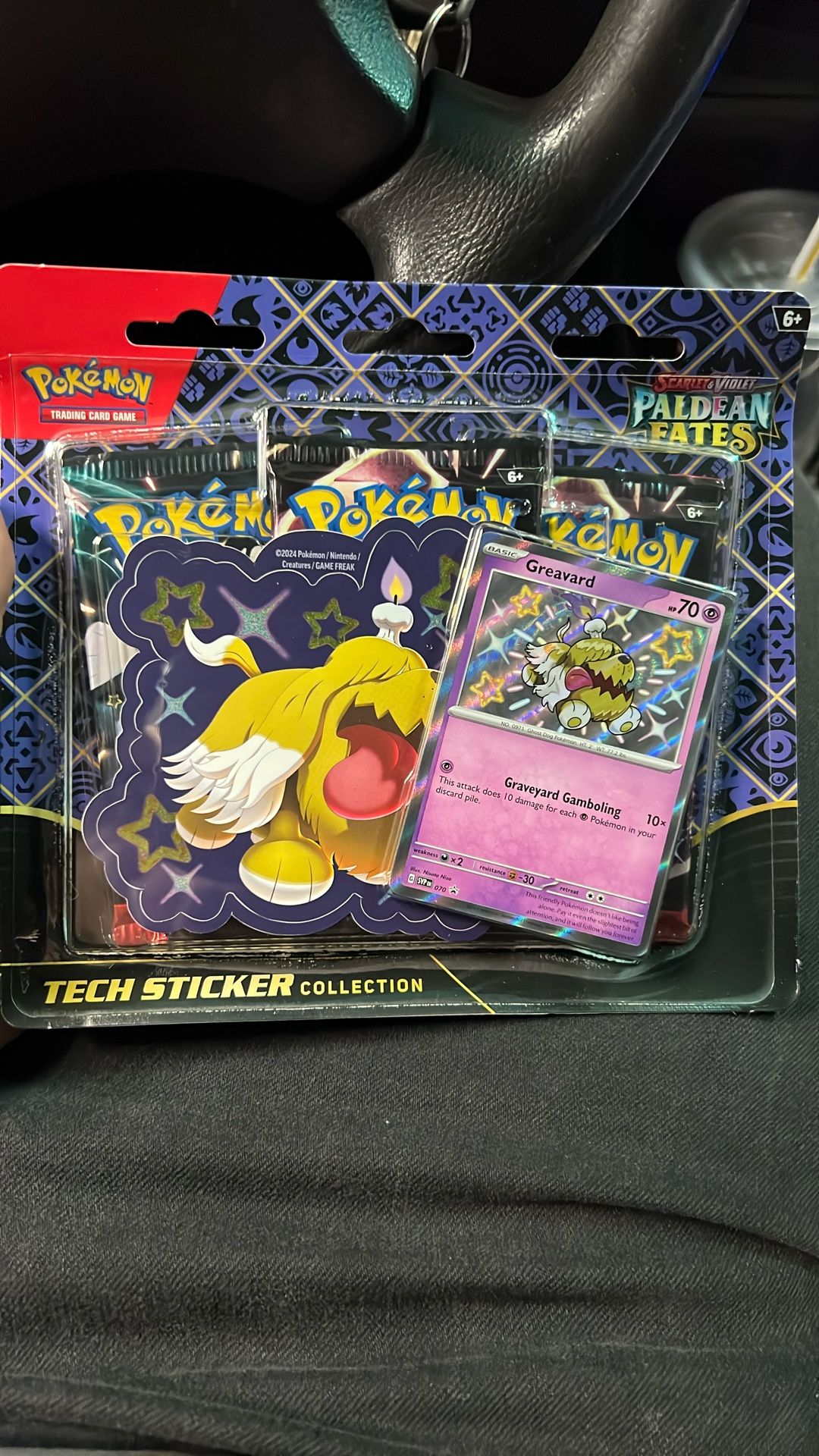 Pokémon Scarlet & Violet Paldean Fates Tech Sticker Collection