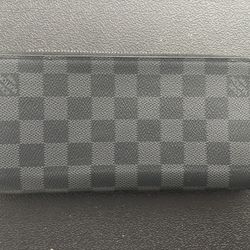 Louis Vuitton Graphite Long Wallet - Black & Gray Checkerboard Men’s 