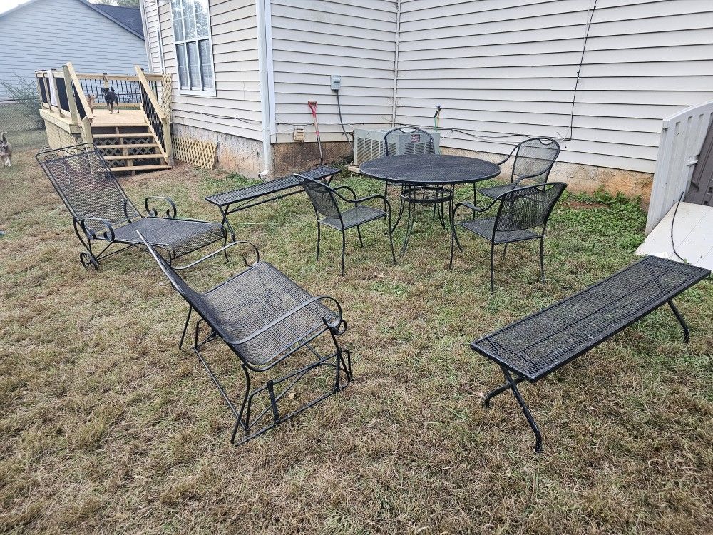 Wrought Iron Furniture Set