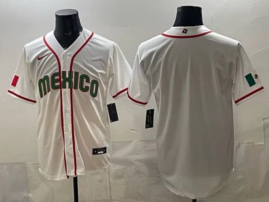 México White Baseball Jersey