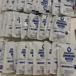 Datrex Emergency Drinking Water 30 Packs 4.227 fl oz Each Exp 05/2028 Sealed