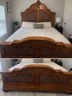 AICO Tuscano King Mansion Bed