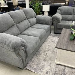 Malley sofa & loveseat 💥Only$49 Down Payment 👏🏼👏🏼