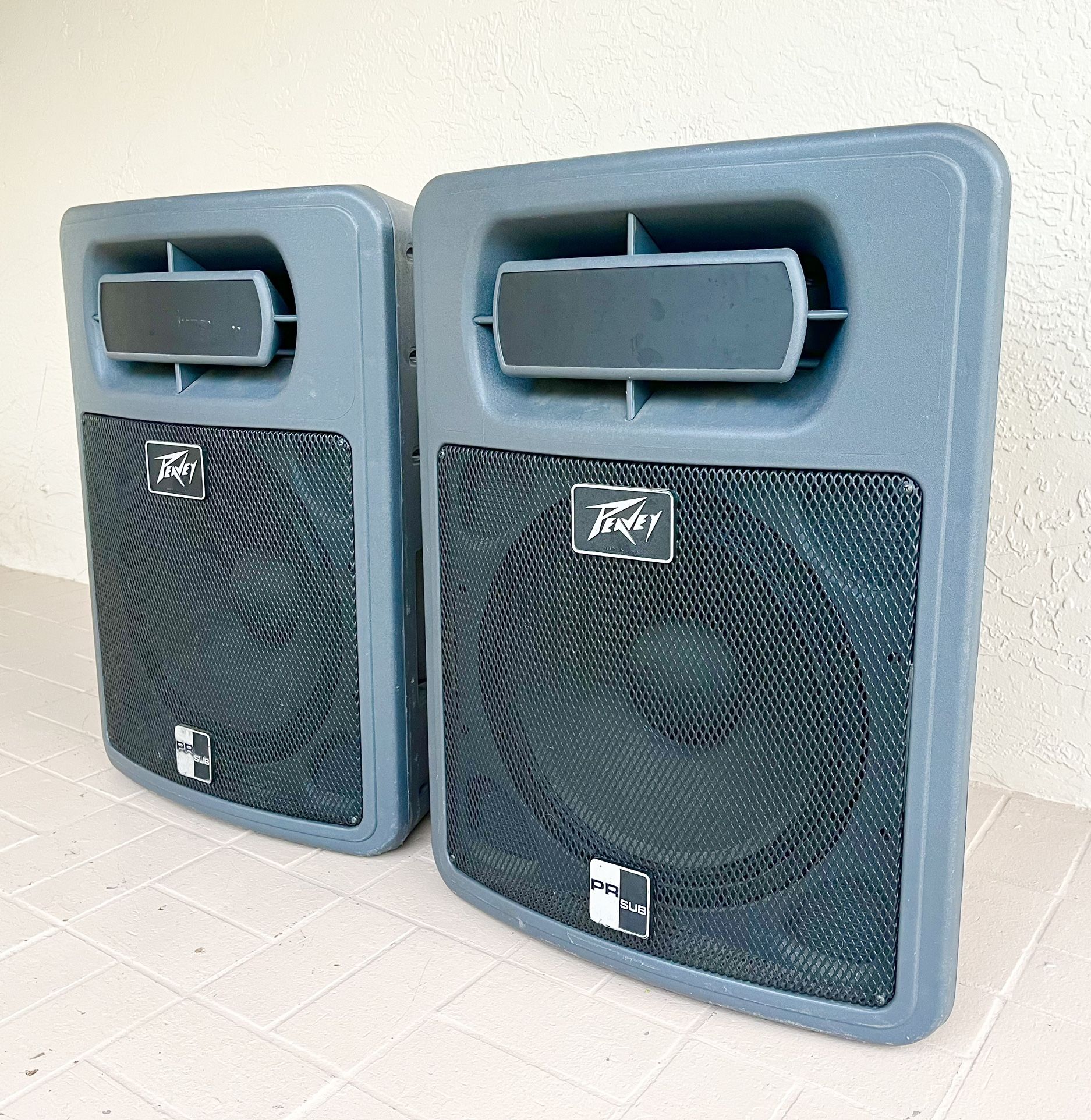 (2) Peavey 15” 🔈 300w Portable PRO Subwoofers