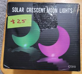 Solar Crecent Moon Lights