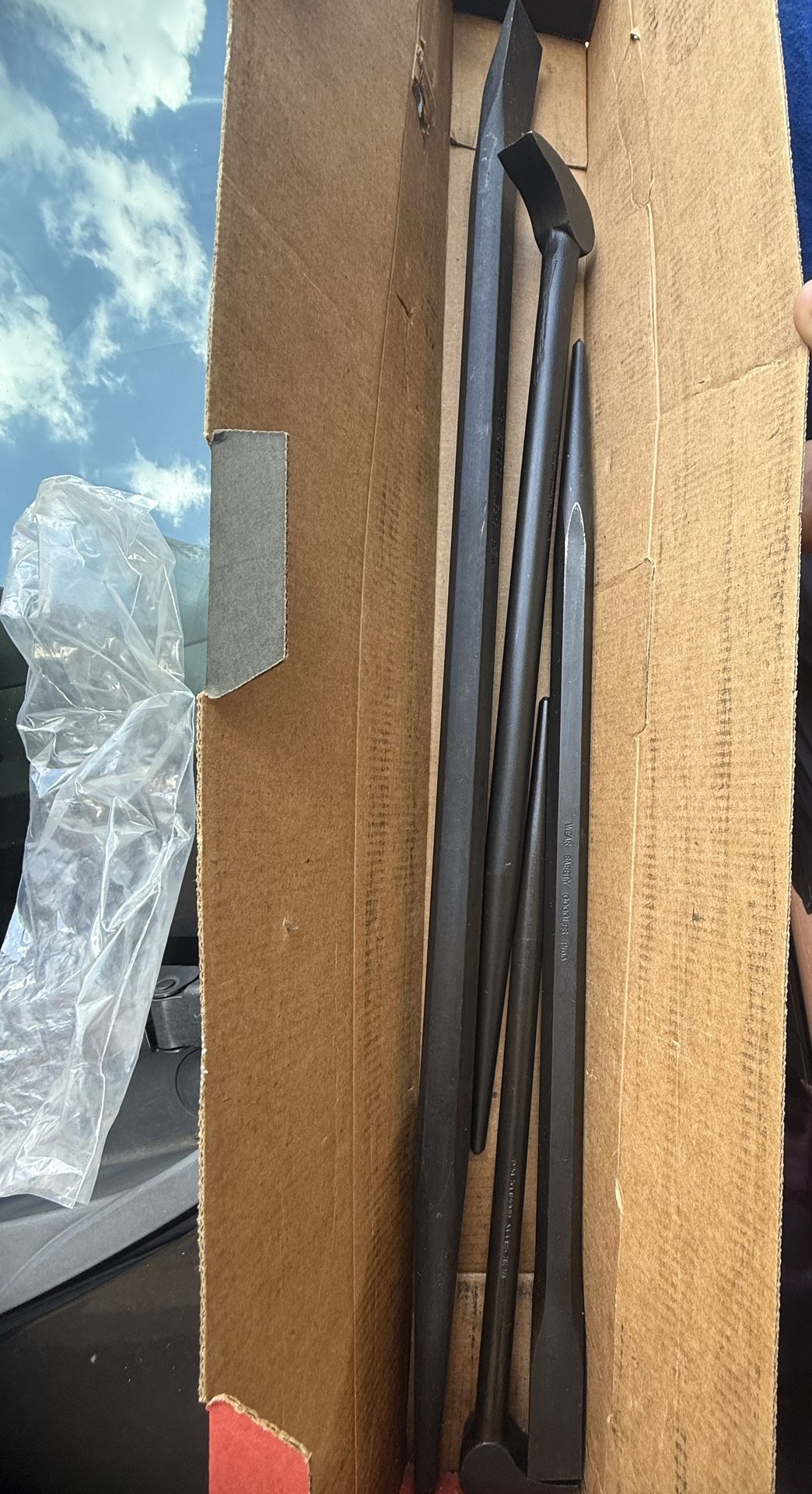 4 Piece Pry Bar Set