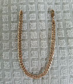 10k gold cuban link bracelet