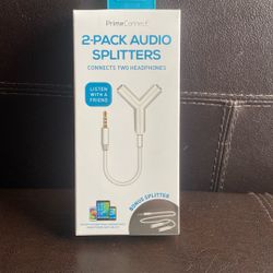 Prime Connect 2- Pack Audio Splitters