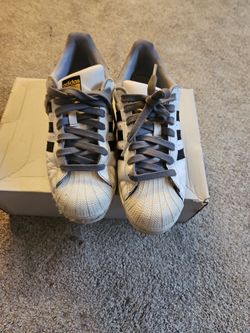 Adidas Superstar White Black Sneakers