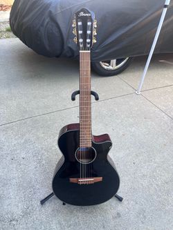 Ibanez AEG50N Black Classical Acoustic Electric Guitar