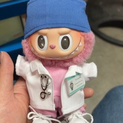 Labubu Scrub Outfit+shoes